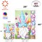 Bunny Gnome Egg Hunt Decorative Easter Double Sided Flag